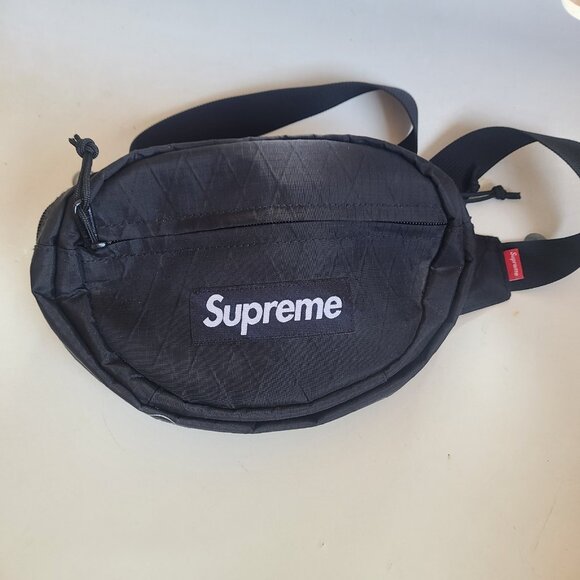 Supreme 18FW Waist Bag Black ウエストポーチ 黒 Supreme Waist Bag (SS18) Black - SS18 - US
